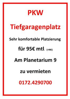 Foto - Tiefgaragenstellplatz: Jena, Am Planetarium