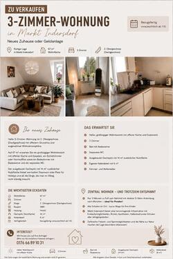 Foto - 3 Zimmer Wohnung zu verkaufen - 319.000,00&nbsp;EUR Kaufpreis, ca.&nbsp; 67,00&nbsp;m&sup2;