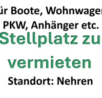 Stellplätze für WohnwagenAutosAnhängerBoote etc. zu vermieten - Nehren