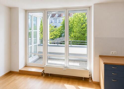Foto - Vermietete 2-Zimmer-Wohnung mit Balkon, Wintergarten & TG