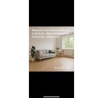 Renovierte 2,5-Zimmer-Wohnung – Erstbezug nach Sanierung Nähe RUB - Recklinghausen Renovierte 2,5-Zimmer-Wohnung – Erstbezug nach Sanierung Nähe RUB - Recklinghausen