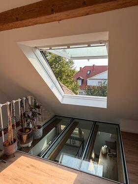 Foto - Maisonette Wohnung mit begehbarer Glasebene und Balkon