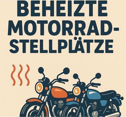 Foto - Sichere Motorradstellplätze in warmer Halle