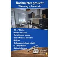 Wohnung in Traunstein - 880,00 EUR Kaltmiete, ca. 57,00 m² in Übersee (PLZ: 83236) Wohnung in Traunstein - 880,00 EUR Kaltmiete, ca. 57,00 m² in Übersee (PLZ: 83236)