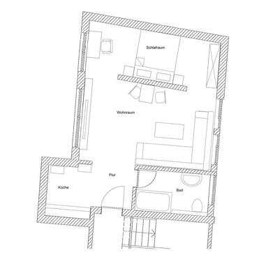 Foto - Studio-Wohnung mit EBK zu vermieten