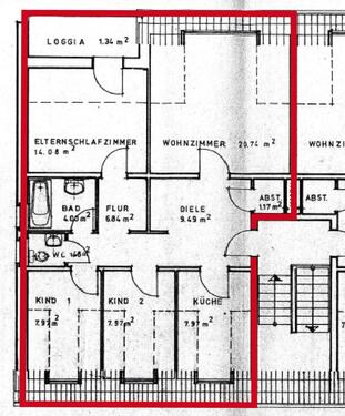 Foto - Aachen, helle, sanierte Wohnung in begehrter Wohnlage 4ZKDB 77 m²