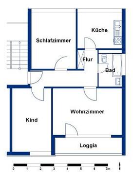 Foto - 3 Zimmer Etagenwohnung zur Miete in Wolfsburg