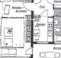Frisch sanierte 1-Zimmer-Wohnung mit Balkon & großer Fensterfront - Neu-Isenburg