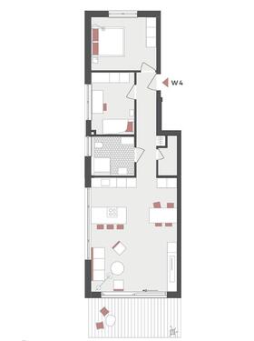 Foto - Etagenwohnung in Bodelshausen zur Miete