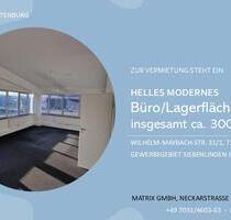 Helle moderne Büroflächen (Lager) insgesamt ca. 300 m² - Rottenburg am Neckar