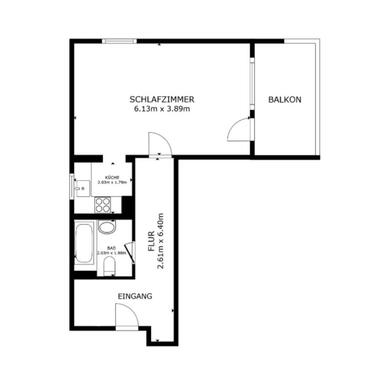 Foto - 1-Zimmer-Wohnung Westliche Höhe