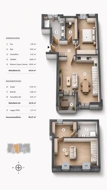 Foto - Exklusive Maisonette-Neubauwohnung 