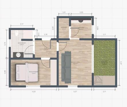 Foto - Ideale möblierte Wohnung zu vermieten