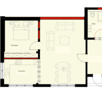ca. 72 qm Erstbezug mit kleiner Terrasse, Elspe Zentrum - Lennestadt