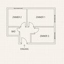 Foto - Kleines 3 Zimmer Büro - 1.000,00&nbsp;EUR Kaltmiete, ca.&nbsp; 50,00&nbsp;m&sup2;