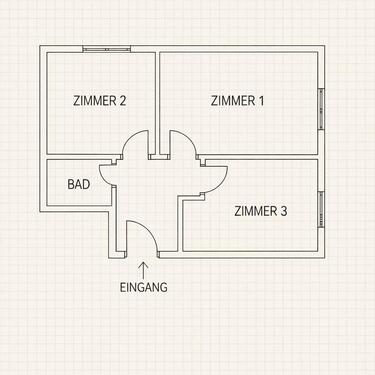 Foto - Kleines 3 Zimmer Büro - 1.000,00&nbsp;EUR Kaltmiete, ca.&nbsp; 50,00&nbsp;m&sup2;