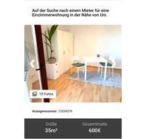 1 Zimmer Wohnung - 600,00&nbsp;EUR Kaltmiete, ca.&nbsp; 35,00&nbsp;m&sup2; in Magdeburg (PLZ: 39106) Alte Neustadt
