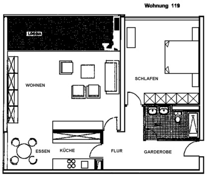 Foto - 2.5 Zimmer Erdgeschoßwohnung in Lahnstein