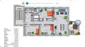 Foto - 4 Raum Wohnung, Loft, Fußbodenheizung, Kamin, EBK