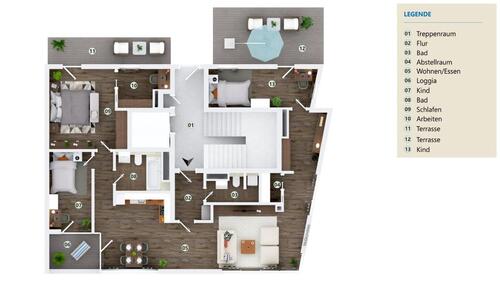 Foto - 4 Zimmerwohnung in hochwertiger Wohnanlage in Unterföhring