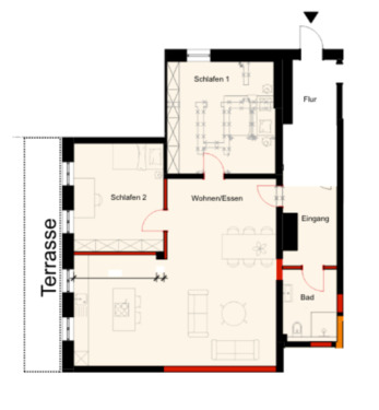 Foto - ca. 111 qm Erstbezug mit kleiner Terrasse I Elspe-Zentrum