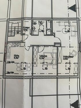 Foto - Dachgeschosswohnung - 600,00&nbsp;EUR Kaltmiete, ca.&nbsp; 60,00&nbsp;m&sup2;