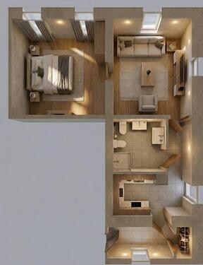 Foto - 2 Zimmer Etagenwohnung zum Kaufen in Breisach am Rhein