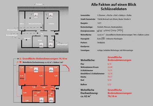 Foto - Etagenwohnung in Breisach am Rhein zur Miete