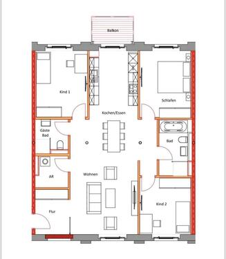 Foto - Etagenwohnung zur Miete in Burg