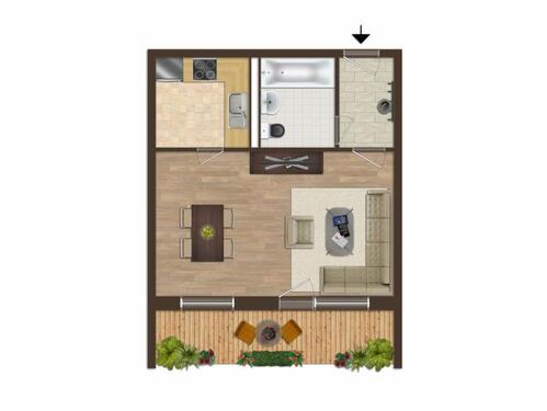 Foto - Etagenwohnung zur Miete in Prenzlau