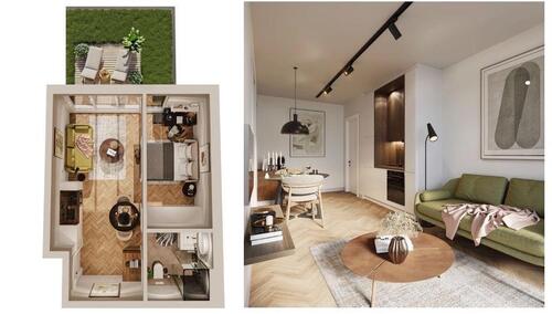 Foto - 1 Zimmer Etagenwohnung zur Miete in Tuttlingen