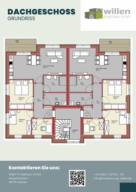 Foto - 3 Zimmer Dachgeschoßwohnung in Nortrup