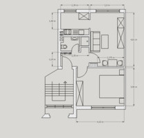 Ruhig gelegene 2. Zimmerwohnung in Beckum