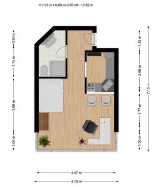 Foto - 1 Zimmer Etagenwohnung zum Kaufen in Köln