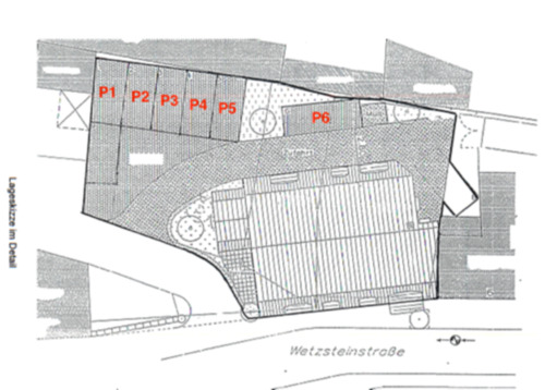 Foto - Parkplatz gießen am Marktplatz (Stellpaltz im Zentrium)