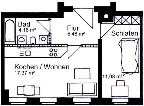 Foto - Etagenwohnung zur Miete in Leipzig