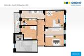 Foto - Frisch sanierte 3,5-Raumwohnung mit Balkon im Zentrum - WE08