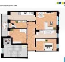 Frisch sanierte 3,5-Raumwohnung mit Balkon im Zentrum - WE08 - Chemnitz Altendorf