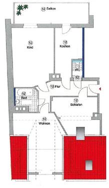 Foto - 3 Zimmer Dachgeschoßwohnung zur Miete in Chemnitz