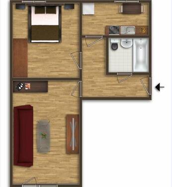 Foto - Etagenwohnung in Prenzlau zur Miete