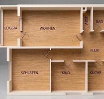 Modernisierte 2,5-Zimmer-Wohnung mit EBK, Loggia & Stellplatz - Henstedt-Ulzburg