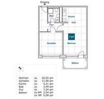 Die gefällt mir: 2-Zimmer-Wohnung - Dresden Prohlis