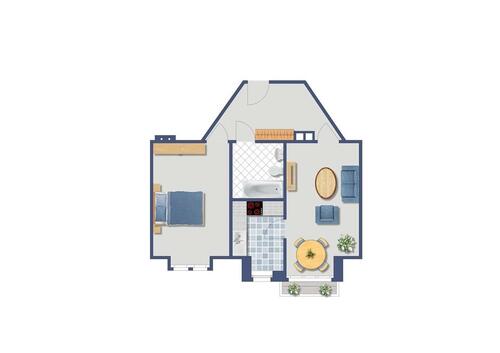 Foto - 2 Zimmer Dachgeschoßwohnung zur Miete in Dresden