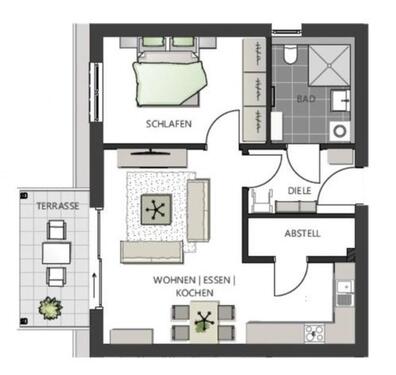 Foto - Service-Neubauwohnung in Kemmern zu vermieten