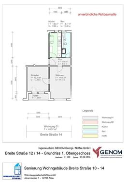 Foto - 2 Zimmer Etagenwohnung zur Miete in Zittau