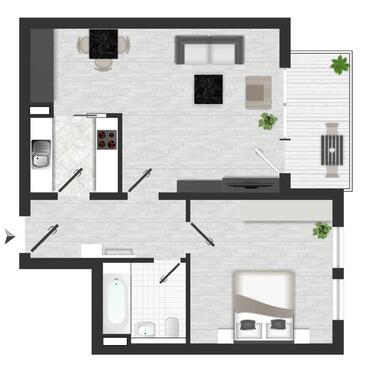 Foto - 2 Zimmer Etagenwohnung zur Miete in Dresden