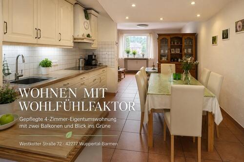 Foto - 104 m² mit zwei Balkonen und Gartenblick - Großzügig wohnen