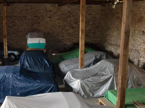 Foto - Stellplatz Abstellplatz Garage PKW Auto Oldtimer Cabriolet