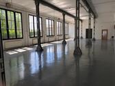 Foto - Lichtdurchflutete Gewerbehalle in denkmalgeschütztem Objekt