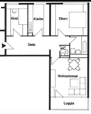 Foto - 3 Zimmer Etagenwohnung zum Kaufen in Bergisch Gladbach